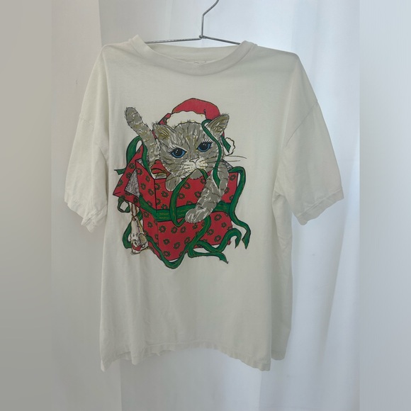 caribbean dreams Tops - VINTAGE CARIBBEAN DREAMS cat tee shirt